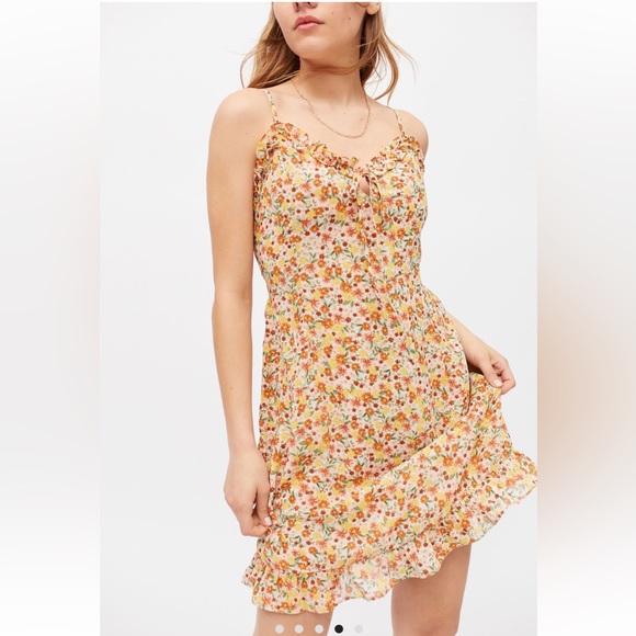 UO Urban Outfitters Dress Forum Sweetheart Mini Dress  size S - Picture 2 of 9